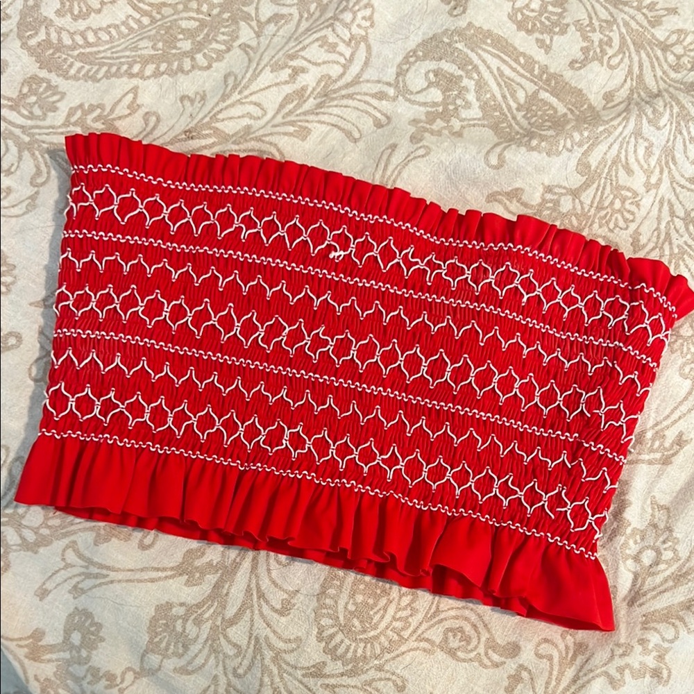 Target bandeau swim top